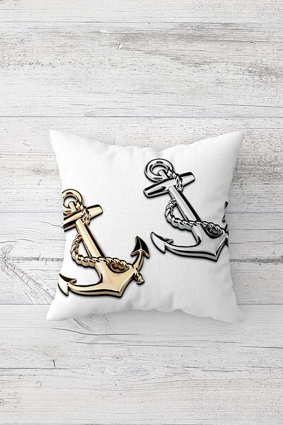 linazaitun One Side Printed Hidden Zipper Decorative Pillowcase Throw Pillow Case Seat Pillowcase