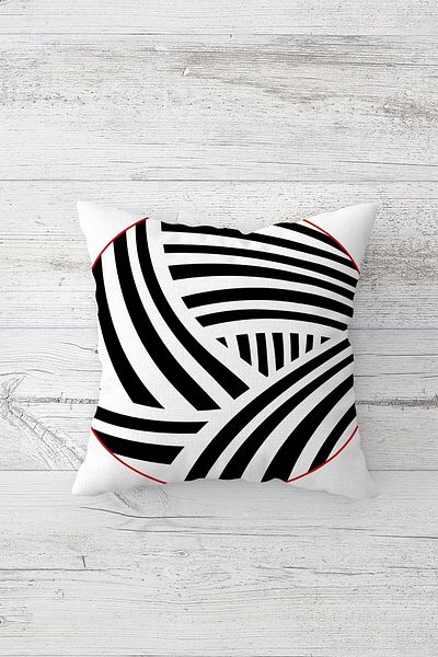 linazaitun One Side Printed Hidden Zipper Decorative Pillowcase Throw Pillow Case Seat Pillowcase