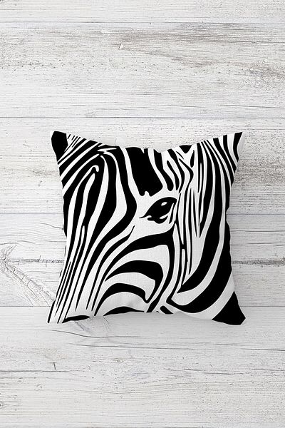 linazaitun One Side Printed Hidden Zipper Decorative Pillowcase Throw Pillow Case Seat Pillowcase