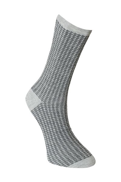ALTINYILDIZ CLASSICS Men's Grey-Black Patterned Socks
