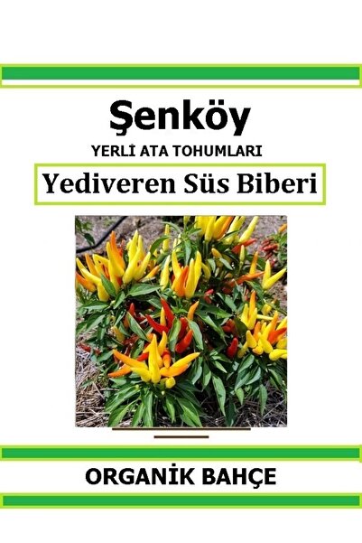 Şenköy Yerli Yediveren Acı Süs Biber Tohumu Doğal Ata Tohum Pakette 20 Tohum ...