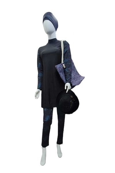 Dragora Hijab Μαγιό 6 Τεμάχια Πλήρως Καλυμμένο Lycra