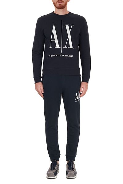 Armani Exchange Men's Cotton Knitted Jogger Sweatpants