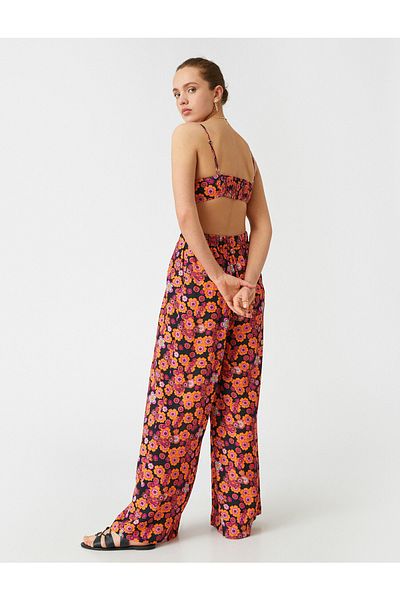 Koton Geblümte Palazzo-Hose