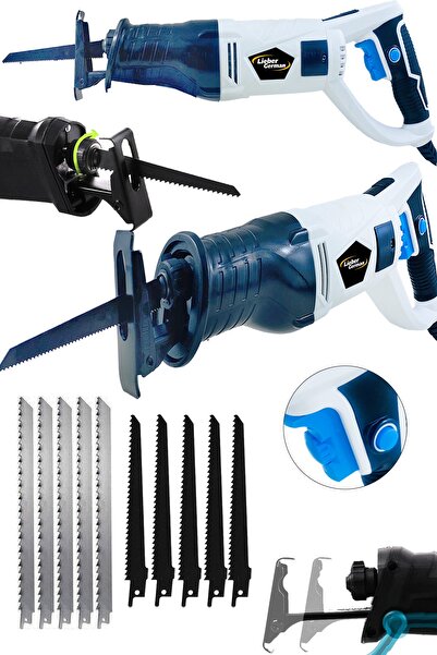 Lieber German 2000 Watt 180°döner Başlıklı Devir Ayarlı Tilki Kuyruğu 10 Bıça...