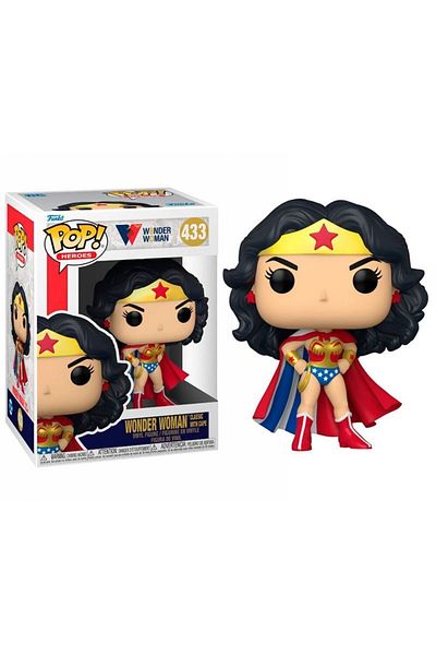 Funko Pop Figure Dc Wonder Woman 80Th Anniversary Wonder Woman Classic with Cape