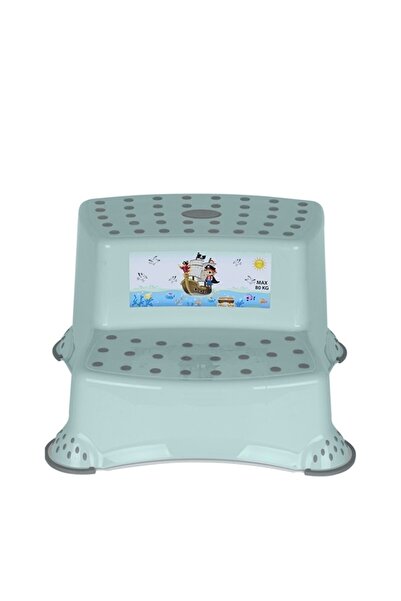 Coffee Moni Kaydırmaz Çocuk Taburesi Çift Basamaklı Cm520, Çocuk Lavabo Basamağı