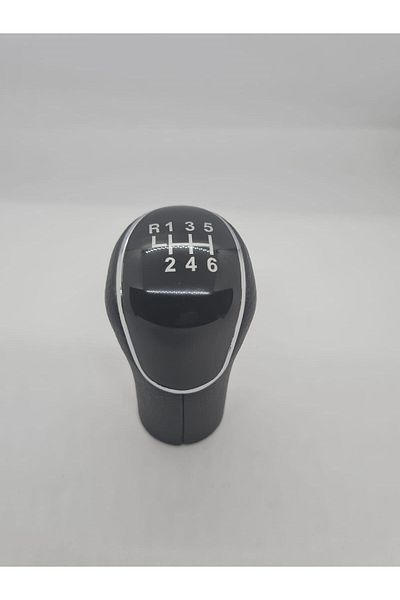 Favori Auto Parts Mitsubishi L200 Black Leather Gear Shift Knob 6 Speed Between 2015-2022