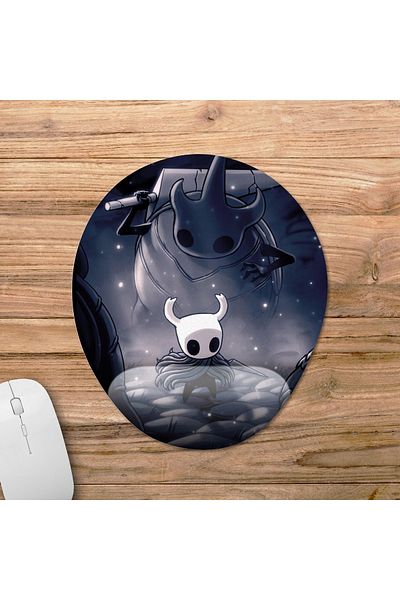 Pixxa موديل لوحة ماوس مع مسند للمعصم من Hollow Knight - 1 بيضاوي