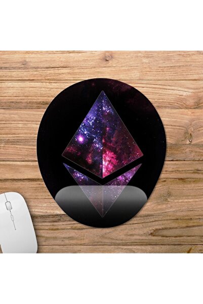 Pixxa Eterijum (etherium) kriptovaluta, model miša sa podrškom za zglob - 1 o...
