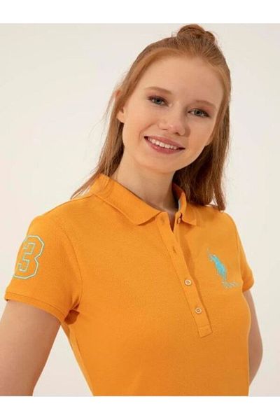 U.S. Polo Assn. Rochie de damă galben închis