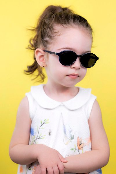 LUNOX Navy Blue Polarized Children's Sunglasses Kids (2-5) Years Alp-ks001
