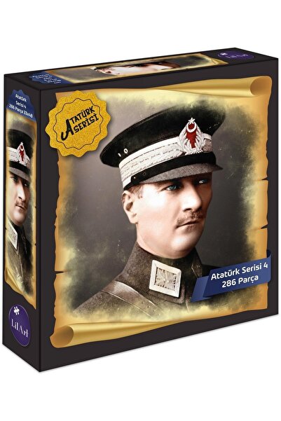 Ceren Kırtasiye Lilart Atatürk Serisi 4 Puzzle 286 Parça 33x48 Cm