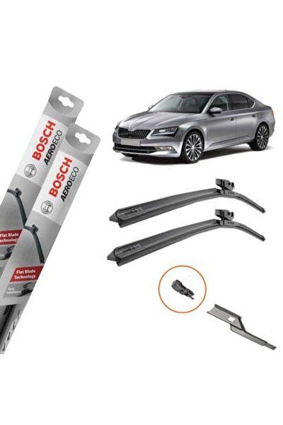Bosch Skoda Superb Muz Silecek Takımı Ön Aeroeco 2016-2020