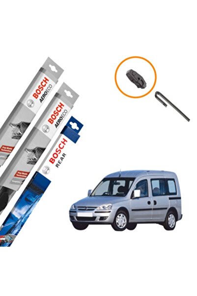 Bosch Opel Combo Muz Silecek Takımı Ön Ve Arka Aeroeco 2001-2012
