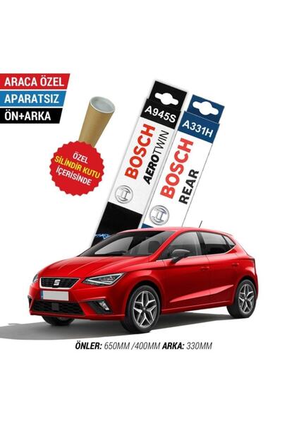 Bosch Seat Ibiza Ön Arka Silecek Takımı (2017-2021) Aerotwin