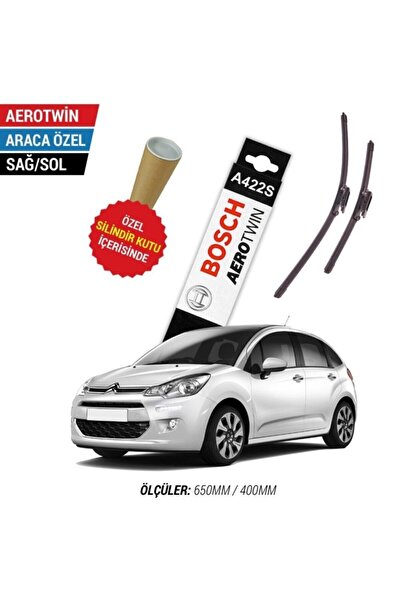 Bosch Citroen C3 Silecek Takımı (2010-2015) Aerotwin A422s