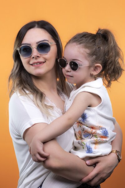 LUNOX Anne Kız Çocuk Kombin Kristal Güneş Gözlüğü
