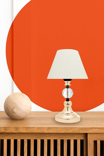 MINIMAL ETICARET VE BILGI TEKNOLOJILERI Omega Crystal Gold Cone Mini Lampshade
