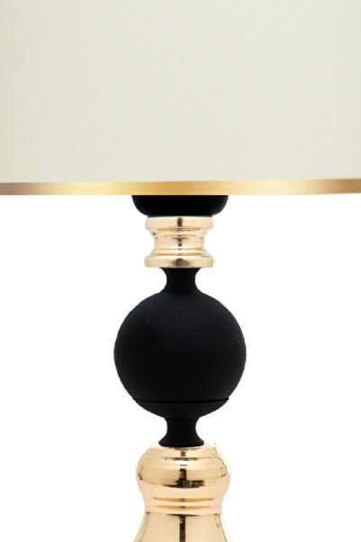 MINIMAL ETICARET VE BILGI TEKNOLOJILERI Omega Contrast Black - Gold Mini Lampshade
