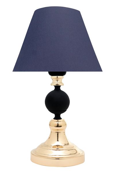 MINIMAL ETICARET VE BILGI TEKNOLOJILERI Omega Contrast Black - Gold Cone Mini Lampshade