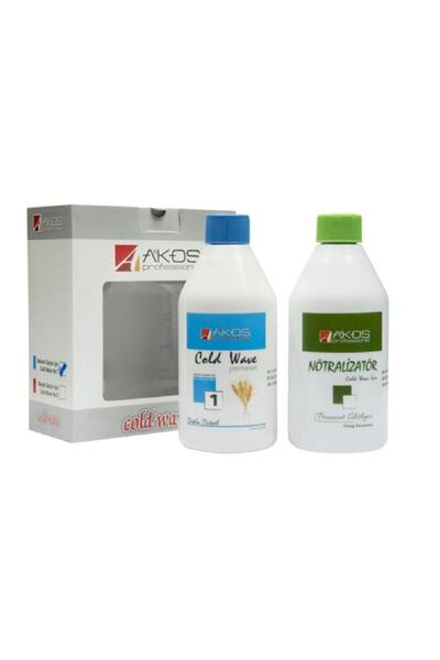 AKOS Cold Wave Perma Ilacı No.1 500 ml  Nötralizatör 500 mlx2 Li Set
