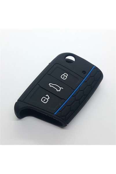 Asmenur Seat Leon Compatible Silicone Key Case