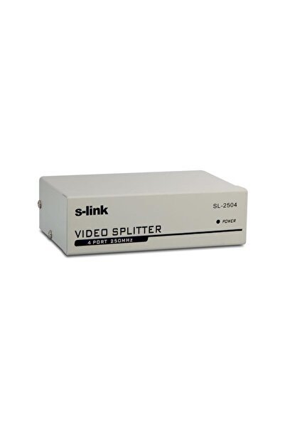 S-LINK S-lınk Sl-2504 4 Port 250 Mhz Monitör Çoklayıcı Vga Splıtter Dağıtıcı