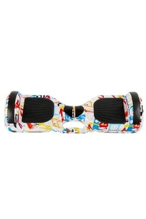 SHIBUMI Beyaz Grafiti Hoverboard Desenli Elektrikli Kaykay 350w Guclu Motor Fiyat Yorumlar Trendyol