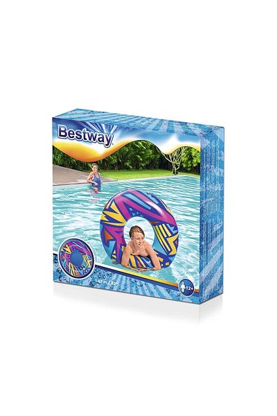 BESTWAY Colorful Patterned Bagel 107 cm 36228