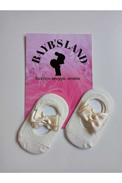 Babyland جوارب المدرسة جوارب راقصة الباليه كريمية للأطفال