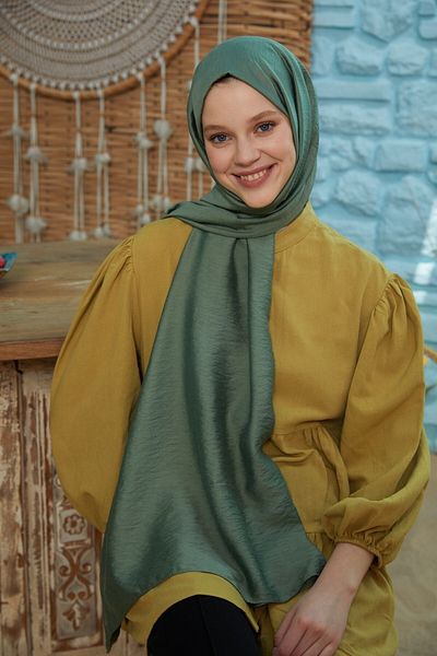 Şalland Silk Jazz Mint Green