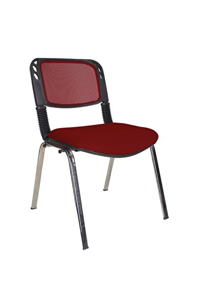 Gizmo Form Fileli Ofis Bekleme Misafir Koltuğu Mk1000 Bordo