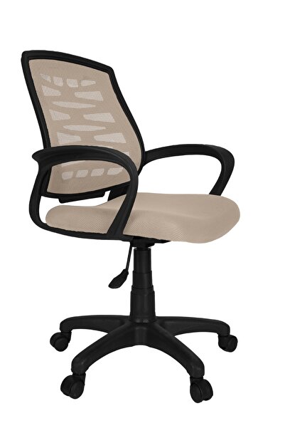 Gizmo Ergo Fileli Bilgisayar Ofis Çalışma Koltuğu Fk1000 Ekru