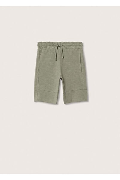 MANGO Kids Jogger Pamuklu Bermuda Şort