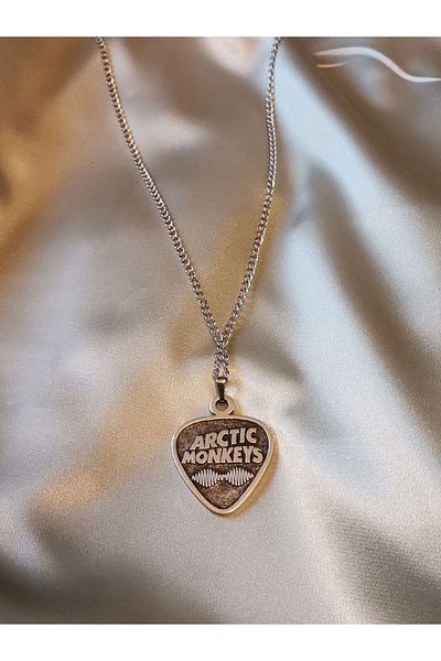 Kuzgunshop Acdc Necklace (model 6) Silver Plated Buy 2 Items Get 3 Celebrity Free