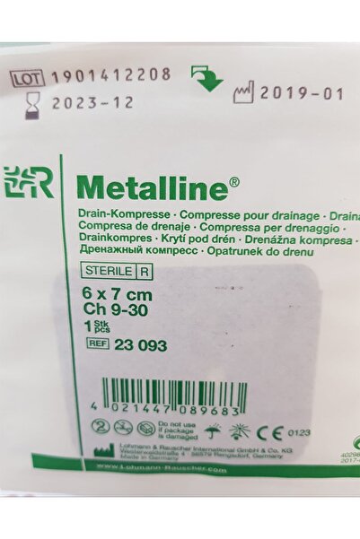Lohmann & Rauscher Metalline Trakeostomi (KANÜL) Ve Peg Yara Pedi 6x7 Cm (1 P...