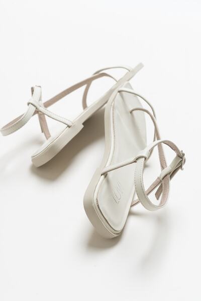 Luvi Dámské sandály z pravé kůže Tales Beige Skin