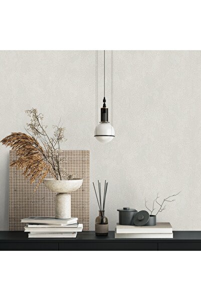 Adawall Dante Seri Düz Desenli Duvar Kağıtı(1402-3: GRİ)