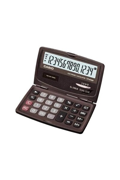 Casio Cep Tipi Kapaklı Hesap Makinesi 14 Hane Sl-240lb
