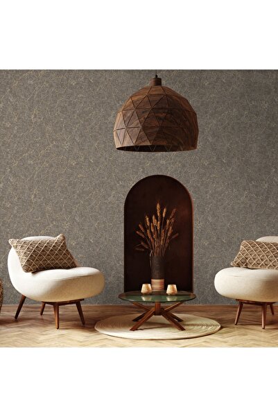 Adawall Dante Seri Düz Desenli Duvar Kağıtı 1406-4: Gri 2
