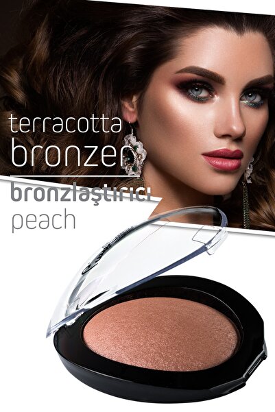 Pierre Cardin Terracotta Bronzer - Bronzlaştırıcı Pudra - Peach - 215