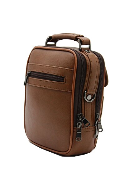 Fiyaka Wp-3002 Men's Bag - Medium Upright Cover, Hand and Cross Strap, Tan