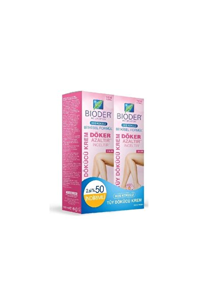 Bioder Hair Removal Cream for Normal Skin 100 ml Pack of 2