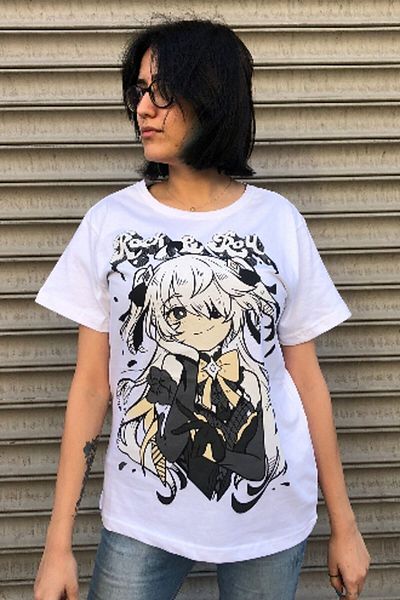 Köstebek Μπλουζάκι Anime Genshin Impact Fischl Unisex