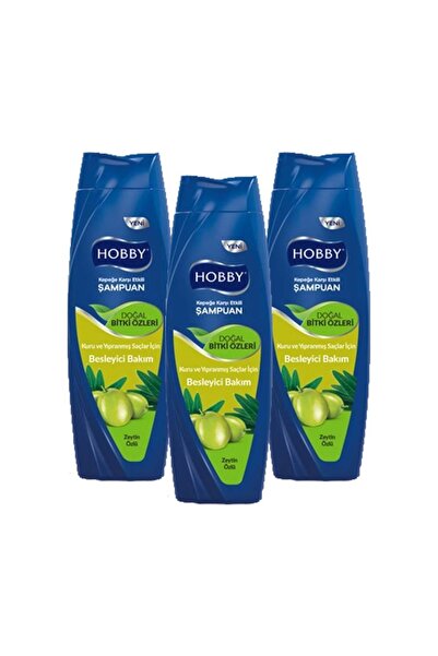 Hobby Kepeğe Karşı Etkili Zeytin Özlü Şampuan 600 Ml X 3
