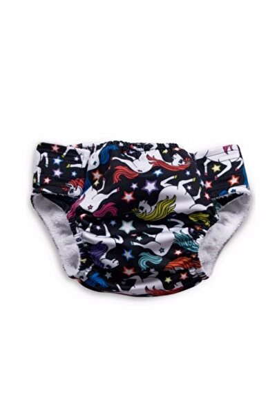 Kom Patterned Baby Cloth Velcro Swimsuit