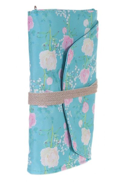 KAUKKO Blue Roll Artistic și Organizator Pen Geantă