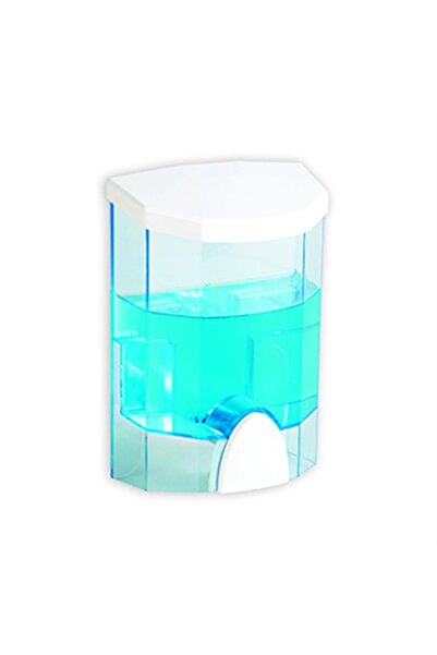 YFHOME Plastik Banyo Duvara Monteli Şeffaf Ekonomik Sıvı Sabunluk 500 Ml