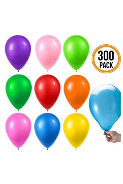 Janissary (3 PAKET*100) 300 Adet 9-a Desensiz Renkli Balon